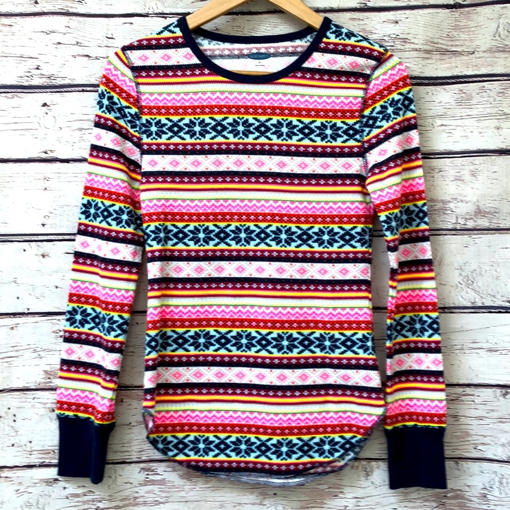 New Old Navy Women's Thermal Knit Tee